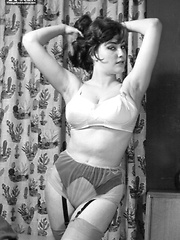 1950s and 60s solos Dig the hair nylons and full panties!